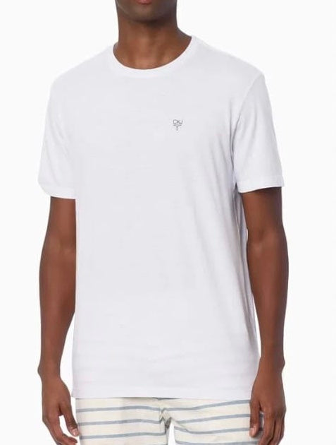 Camiseta Logo Ômega Peito Branco CKJ