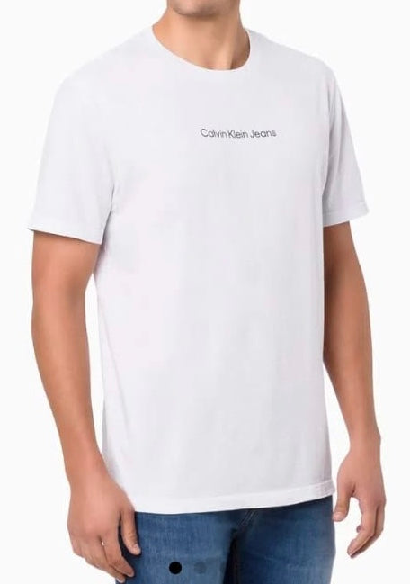 Camiseta Logo Centralizado Branco CKJ