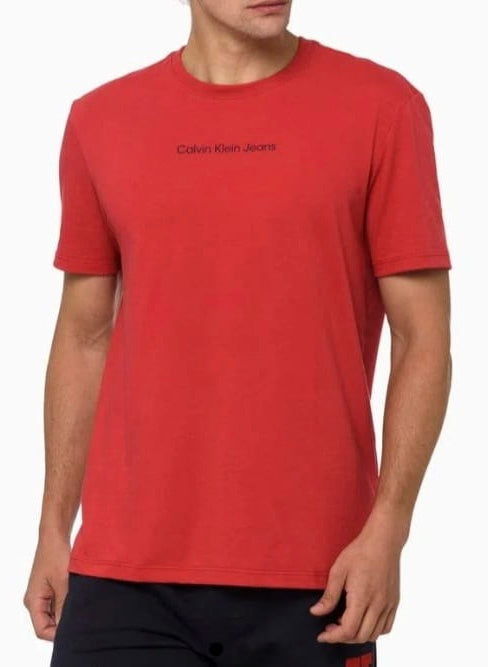 Camiseta Logo Centralizado Vermelho CKJ