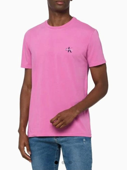 Camiseta Logo Reissue Peito Rosa Médio CKJ